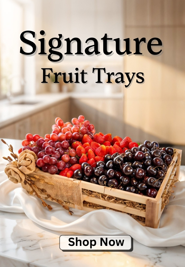 Fruits in Wooden Tray