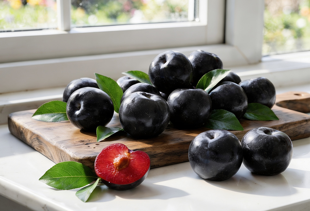 Buy Fresh Black Himachal Plums
