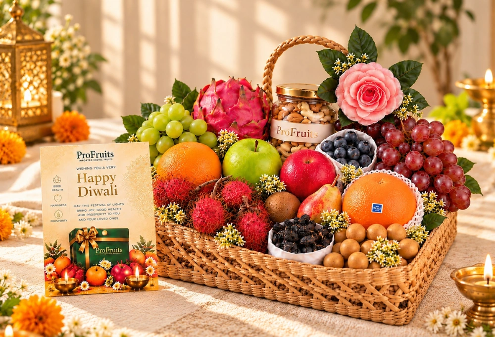 Diwali Fruit Hamper with Dry Fruits
