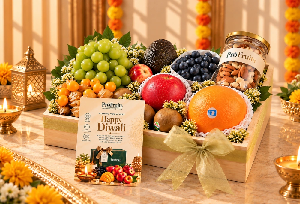 Diwali Fruit Hamper with Dry Fruits