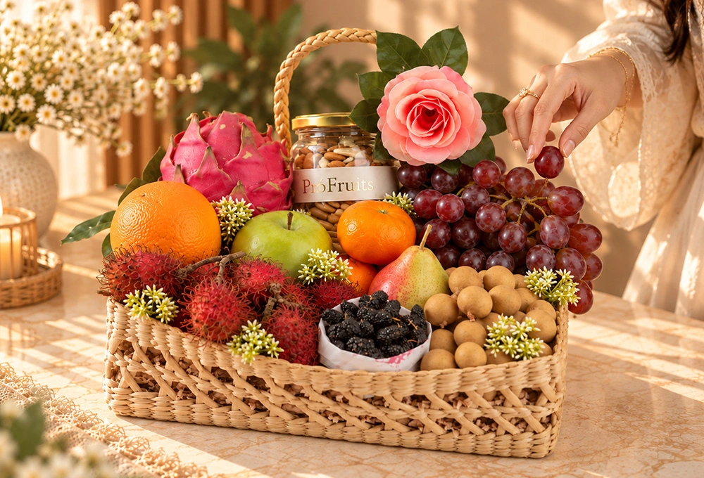 Premium ProFruits exotic fruit and dry fruit hamper