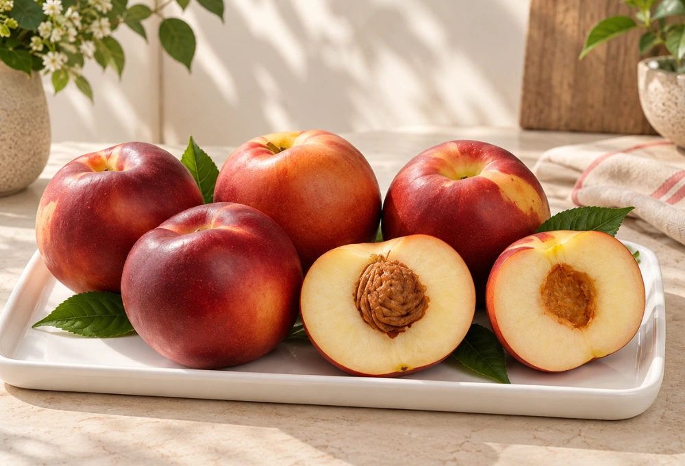 500 Gms Premium Turkey White Nectarines