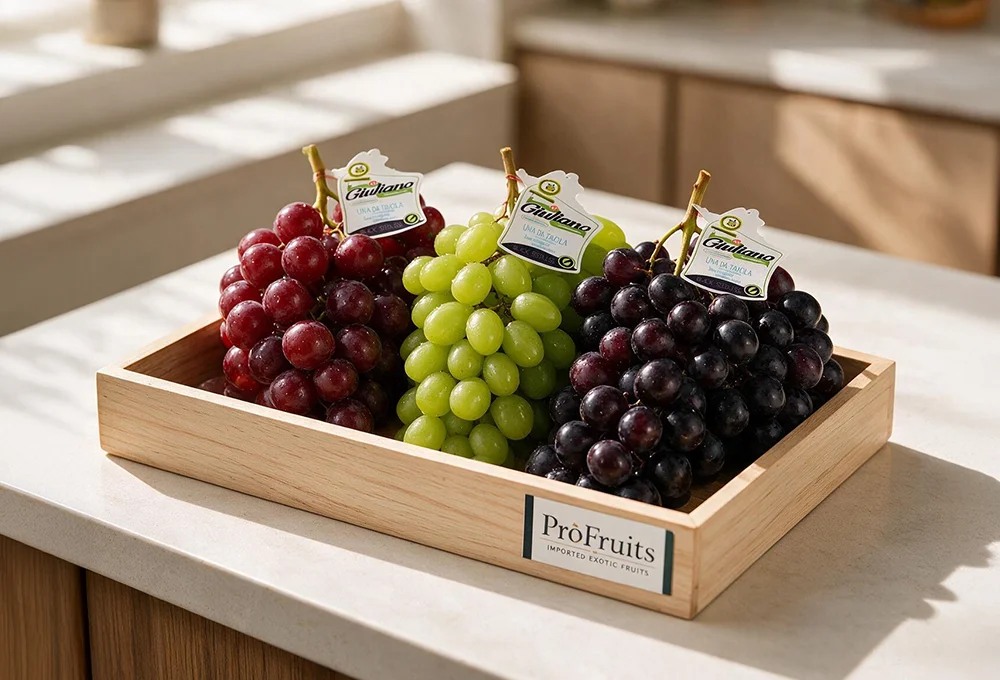Italian Trio Seedless Grapes | Red, Black & Green Grapes