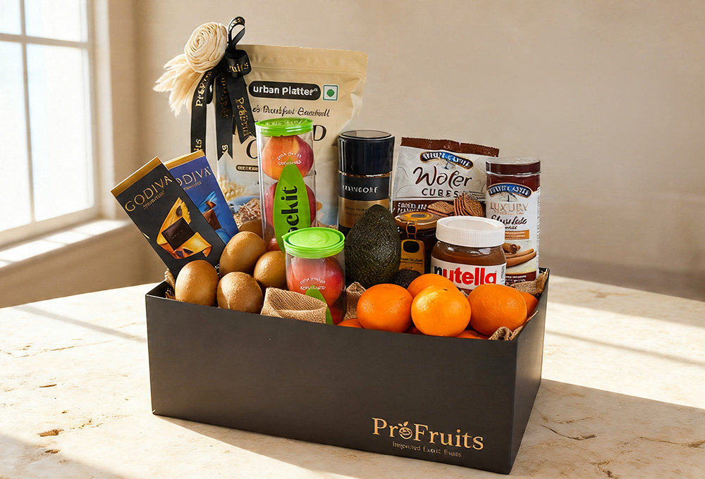 Premium Gourmet Breakfast Basket - Black Box