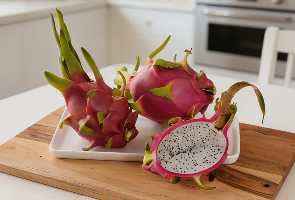 Healthy white dragon fruit for snacking and gifting