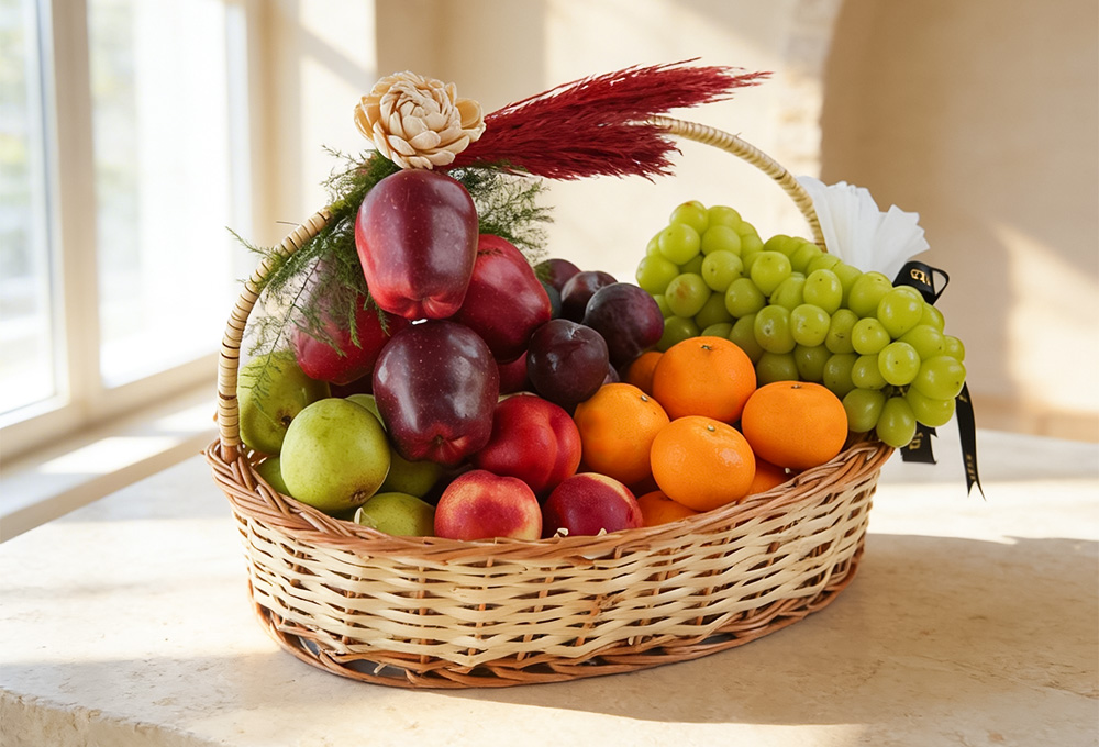 Premium Fruit Basket – Sweet Fruit Medley