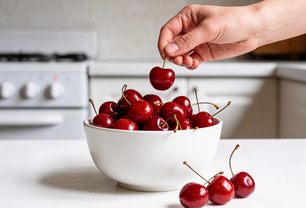 Sweet juicy imported cherries bowl – fresh cherries Mumbai