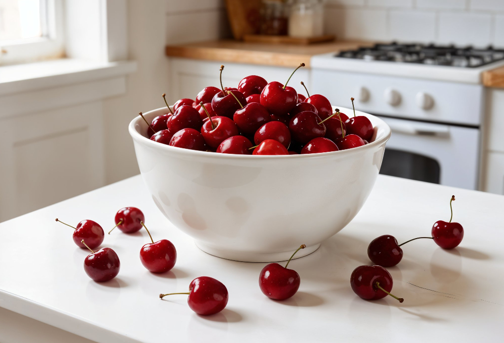 Sweet juicy imported cherries bowl – fresh cherries Mumbai