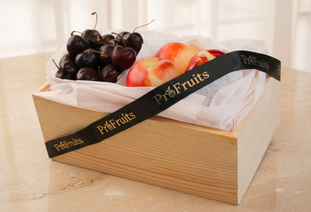 Red Cherry & Nectarine Premium Fruit Box