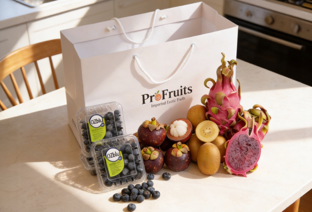 Exotic Indulgence Fruit Gift Bag