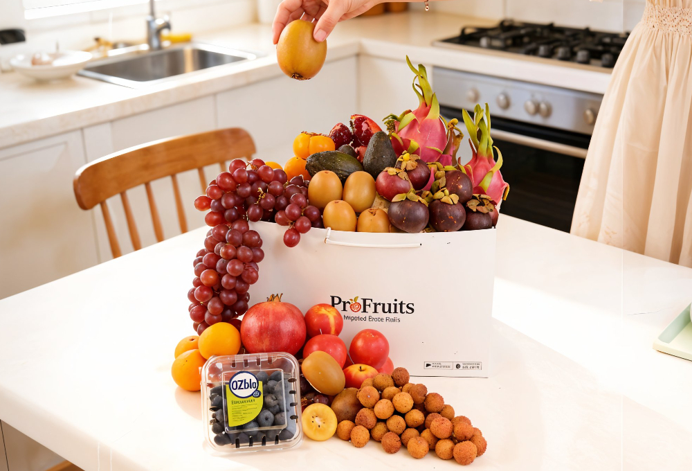 Grand Exotic Fruit Celebration Gift Bag