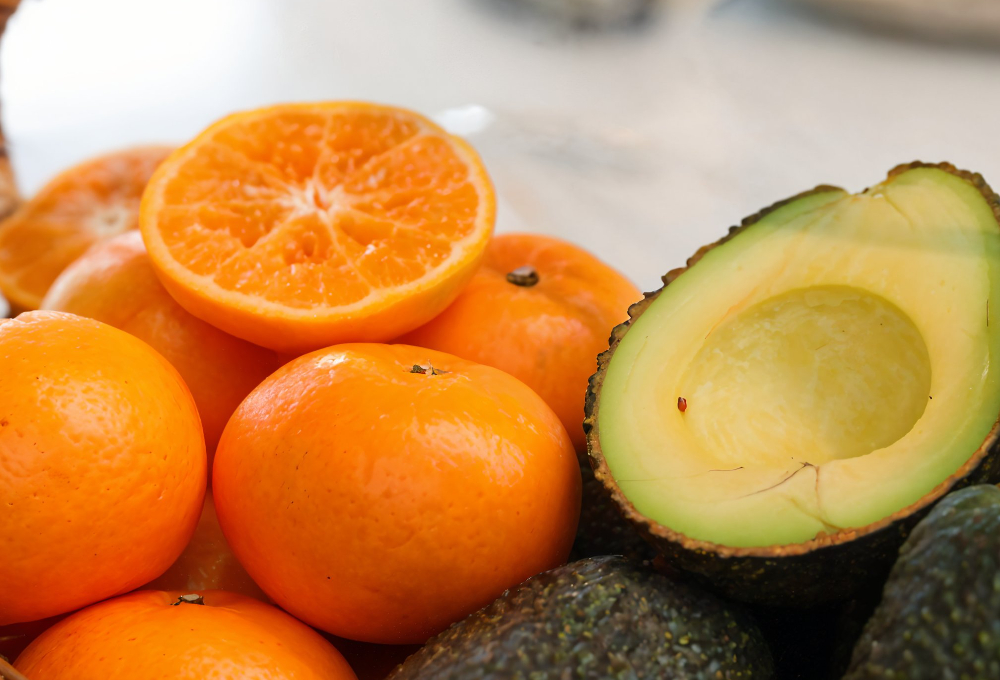 Mandarin & Avocado Basket