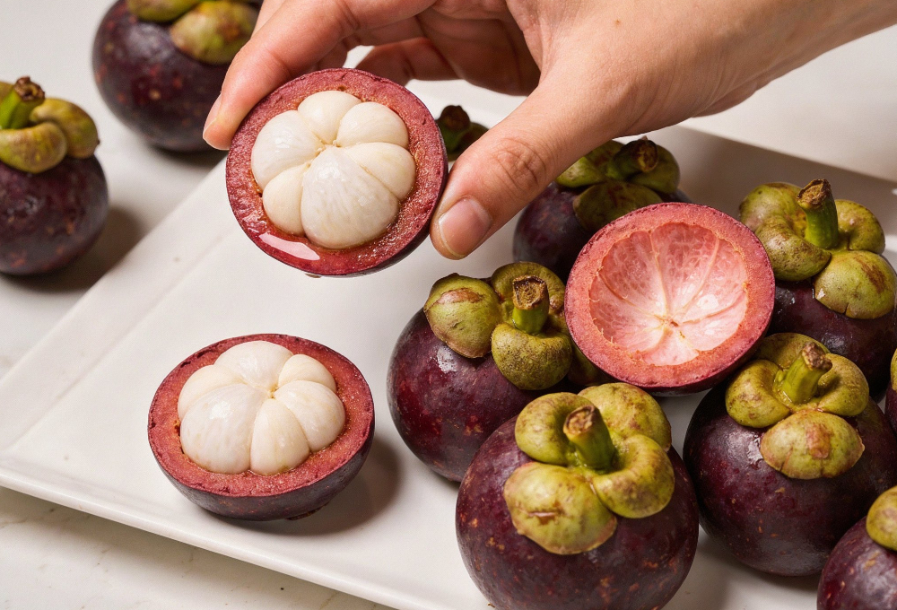 Premium imported mangosteen fruit for healthy snacking