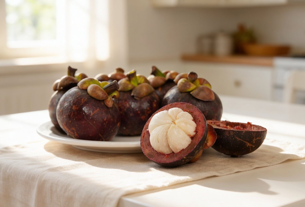 Premium imported mangosteen fruit for healthy snacking