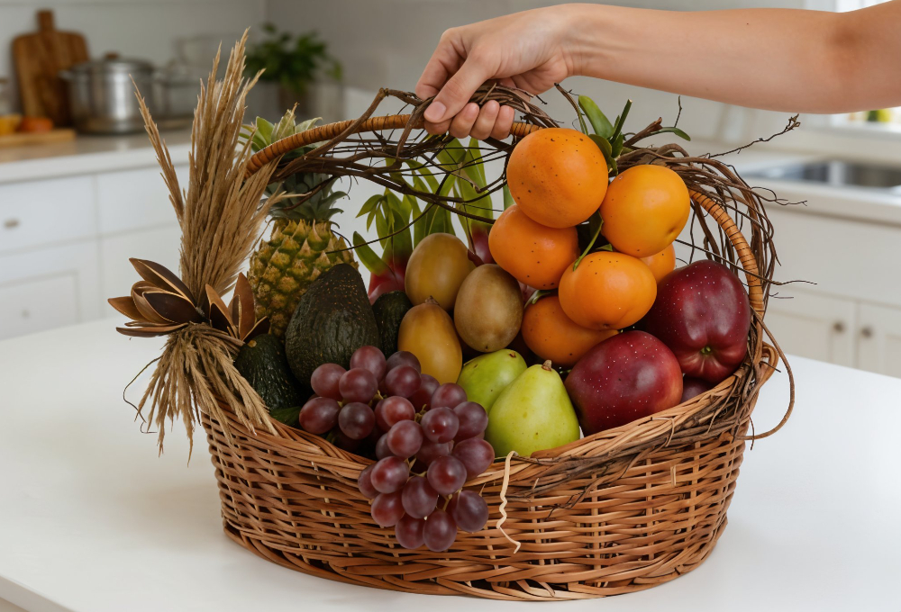 The Tropuical Luxe Medley Basket