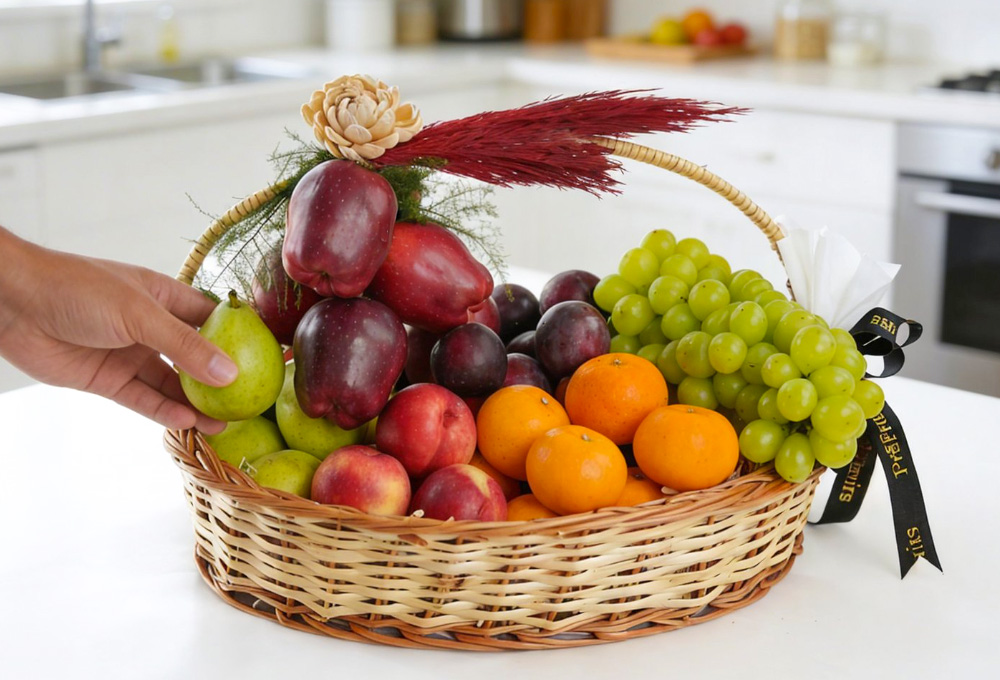 Premium Fruit Basket – Sweet Fruit Medley