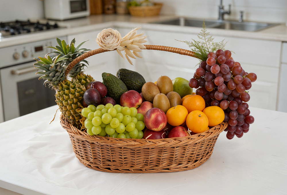 Premium Fruit Basket - Vibrant Citrus & Fresh Fruits Collection