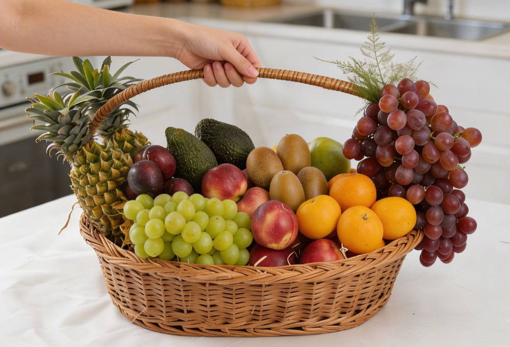 Premium Fruit Basket - Vibrant Citrus & Fresh Fruits Collection