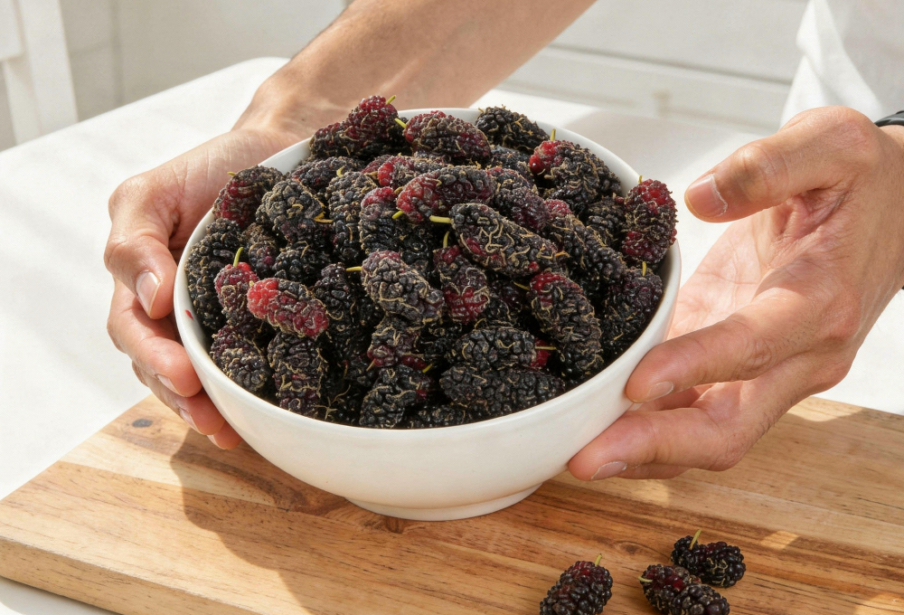 Fresh Indian mulberries – premium berries Mumbai delivery