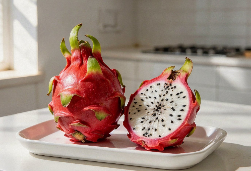 Healthy white dragon fruit for snacking and gifting