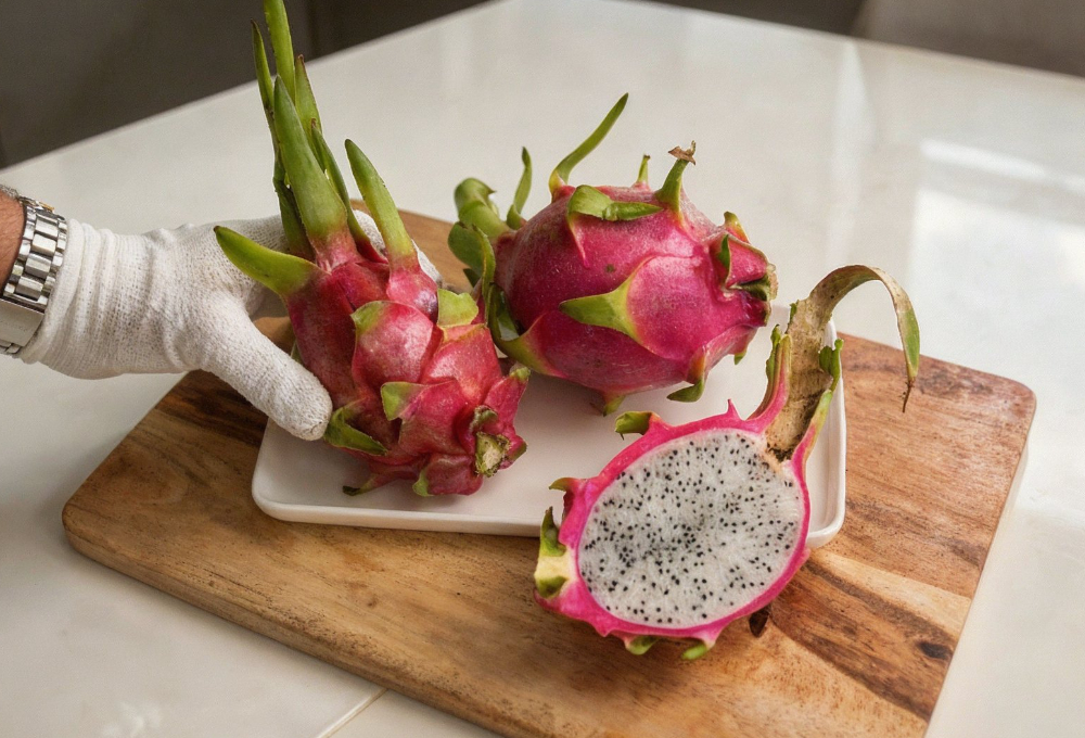 Healthy white dragon fruit for snacking and gifting