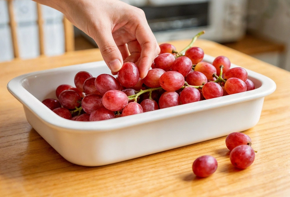 Sweet and juicy Red Globe grapes – fresh delivery in Mumbai