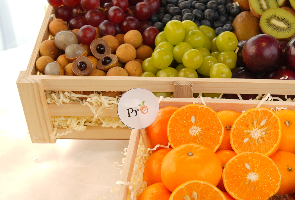 Gift Set of 2 - Exotic Fruit Trays V2