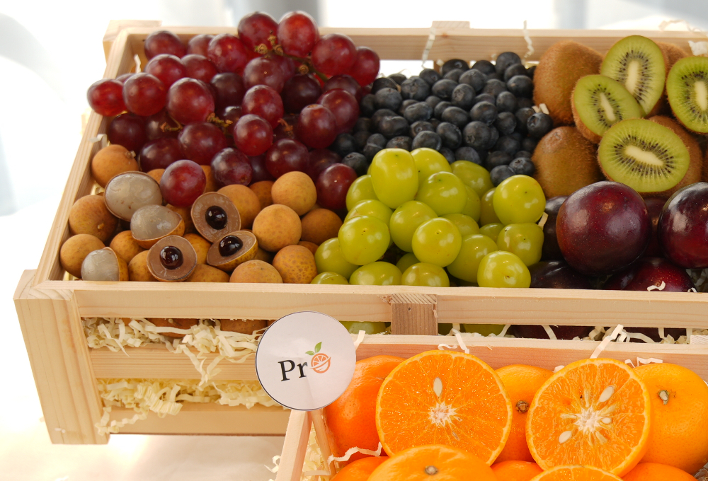 Gift Set of 2 - Exotic Fruit Trays V2