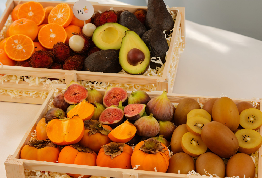 Gift Set of 2 - Exotic Fruit Trays V3