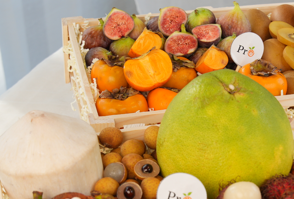 Gift Set of 2 - Exotic Fruit Trays V7