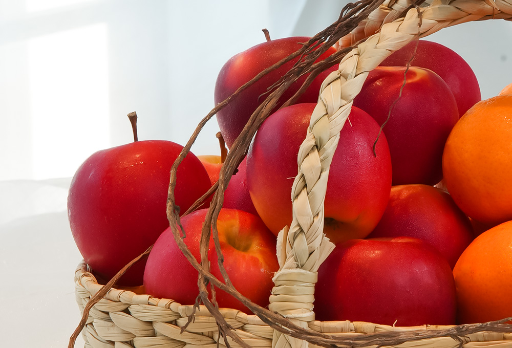 Fresh Fruit Basket - Apples & Mandarins Collection
