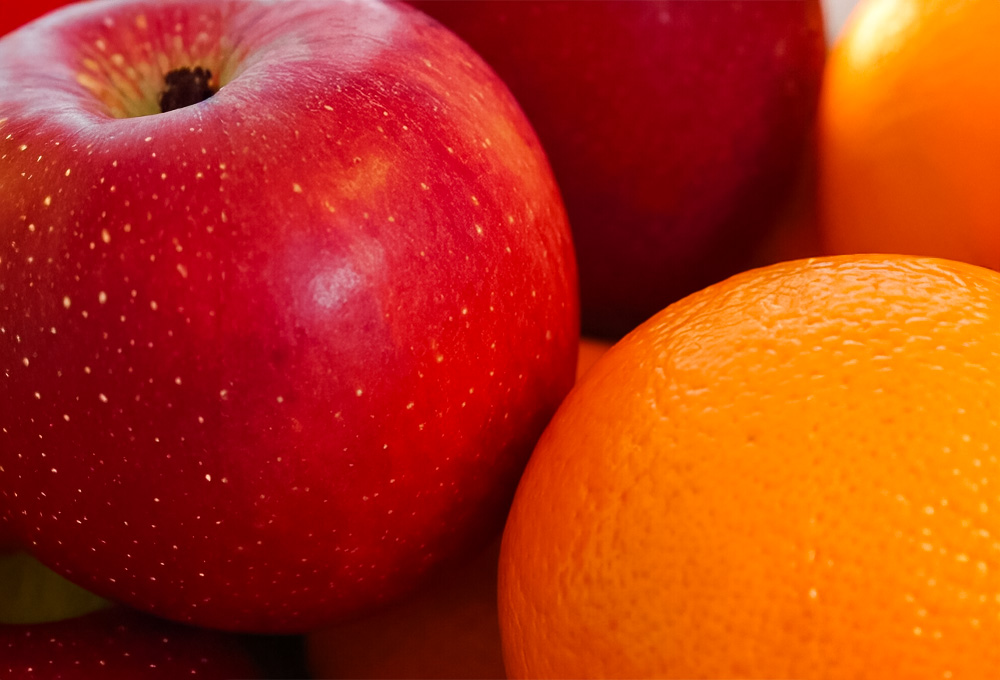 Fresh Fruit Basket - Apples & Mandarins Collection