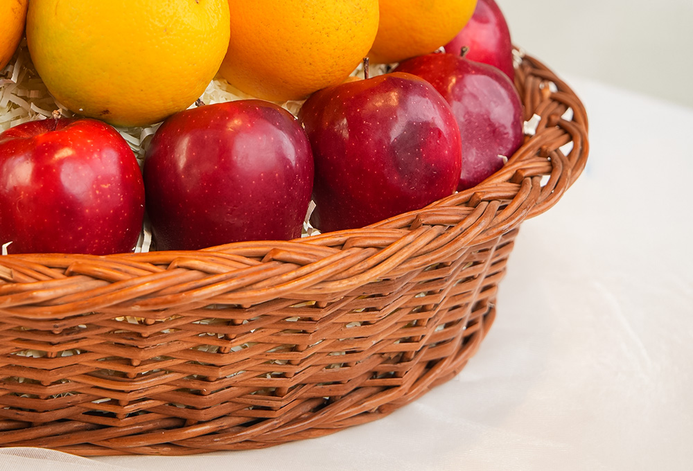 Premium Fruit Basket - Mixed Citrus & Apples Collection