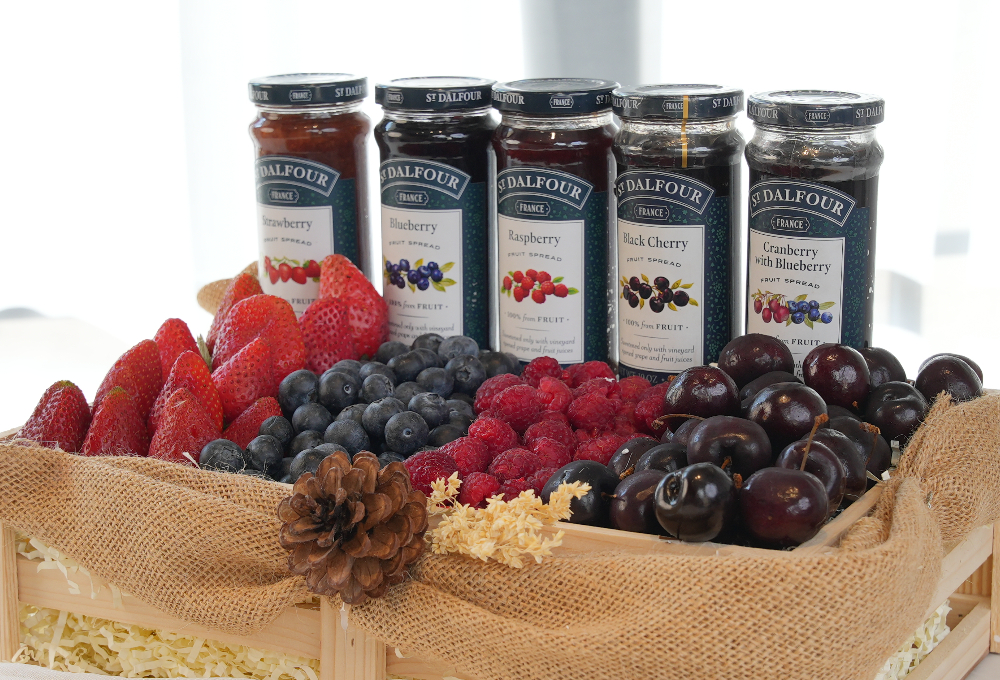 Gourmet Berry & St. Dalfour Preserve Tray