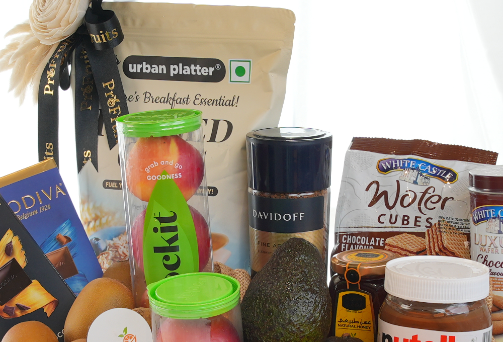 Premium Gourmet Breakfast Basket - Black Box