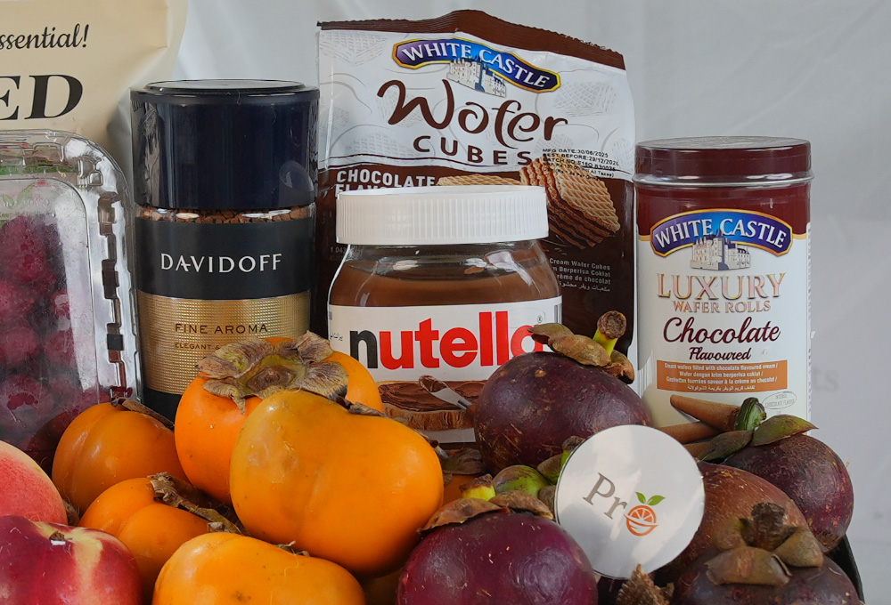 Luxury Breakfast & Fruit Basket - Black Box