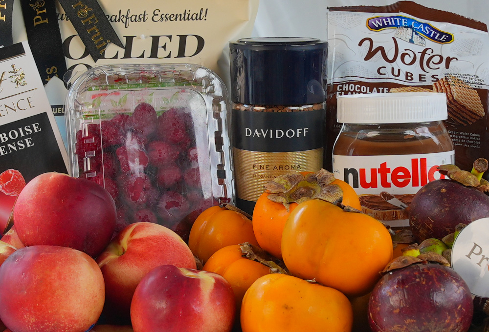 Luxury Breakfast & Fruit Basket - Black Box