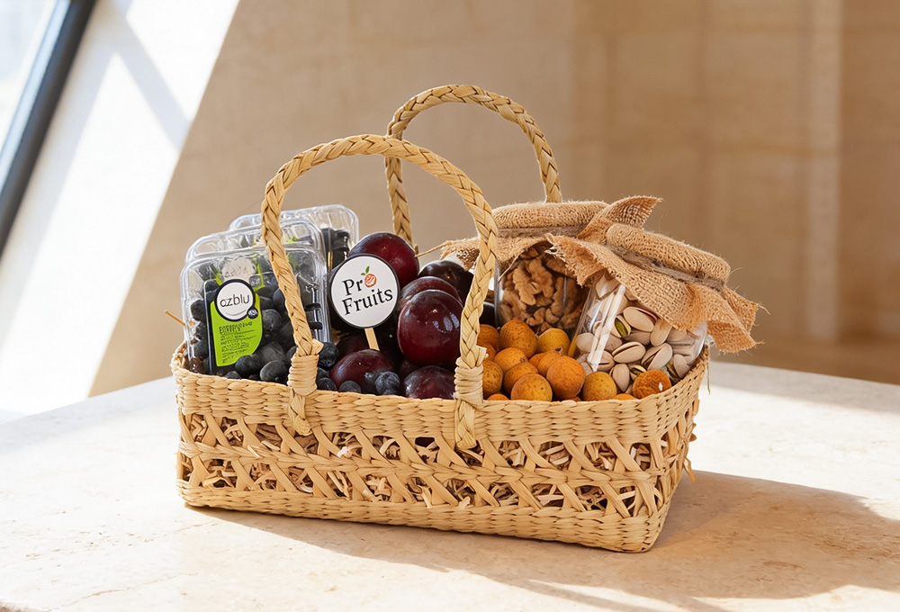 Exotic Fruit & Nut Gourmet Gift Basket