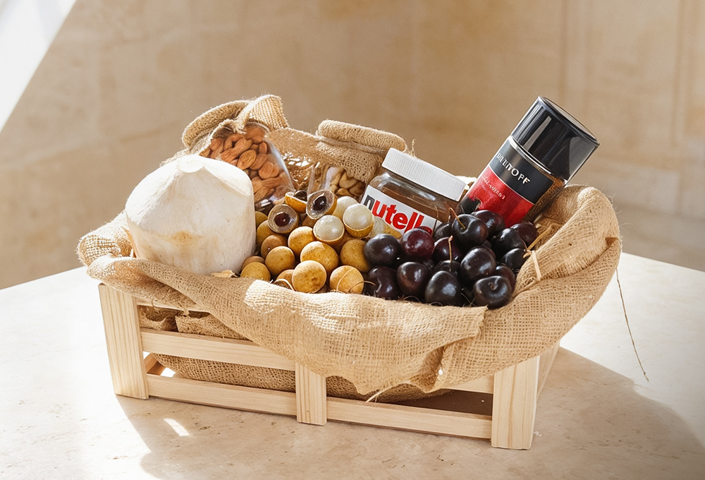 Luxury Tropical Indulgence Fruit & Gourmet Tray