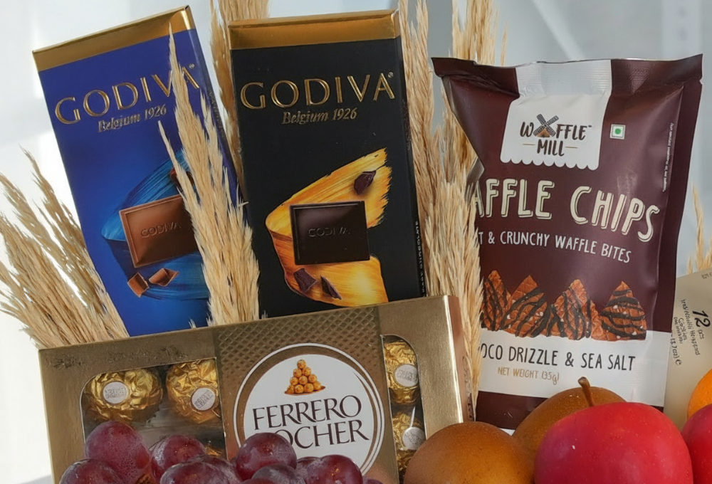 Gourmet Orchard Fruit & Chocolate Celebration Tray