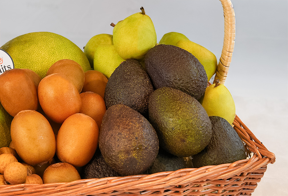 Premium Exotic Green Basket