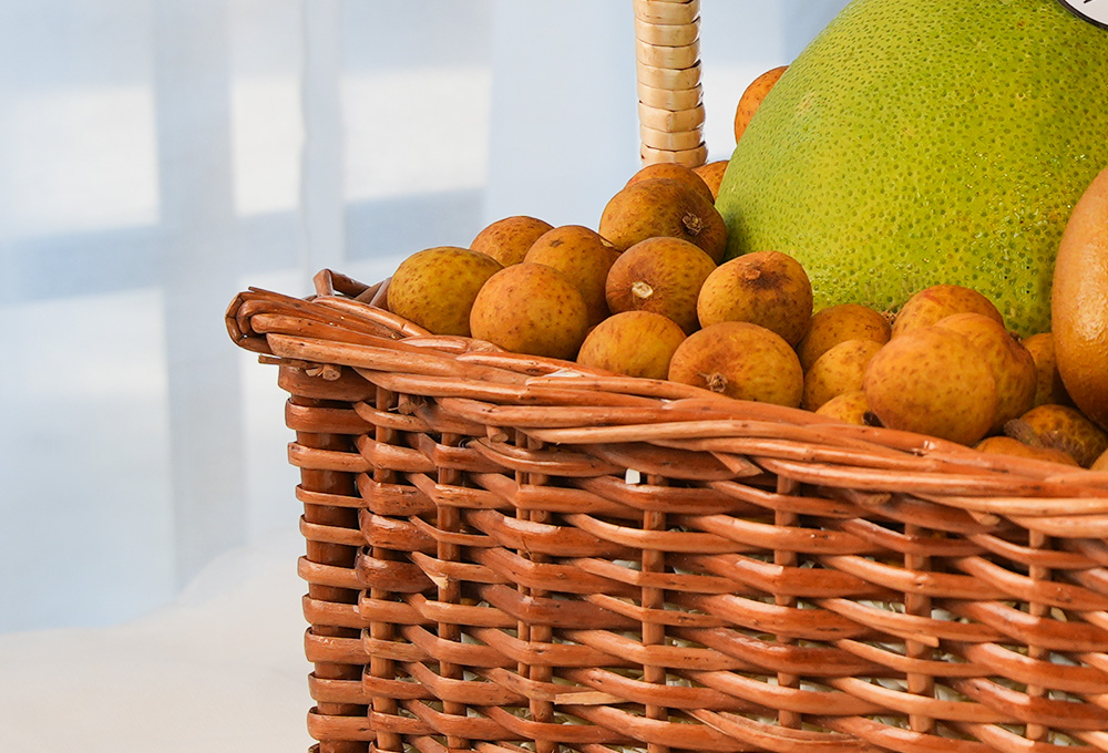 Premium Exotic Green Basket