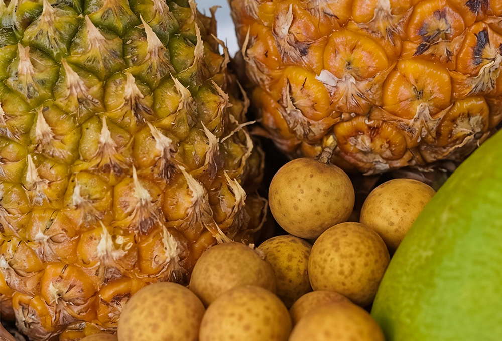 Premium Exotic Green Basket