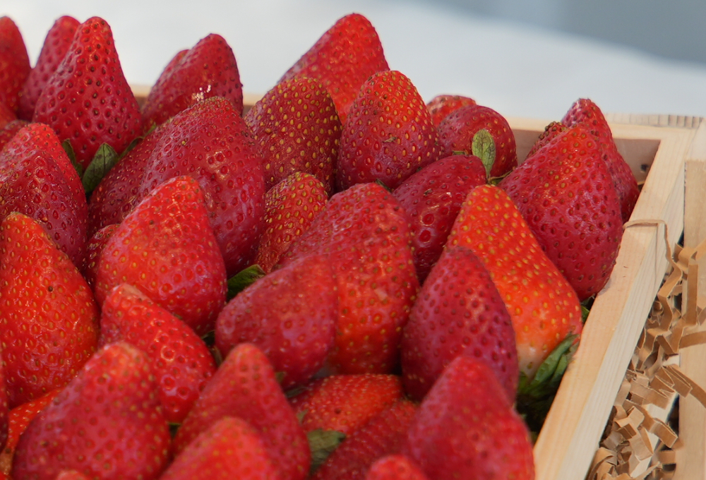 Berry Gold Trio Luxury Fruit Tray