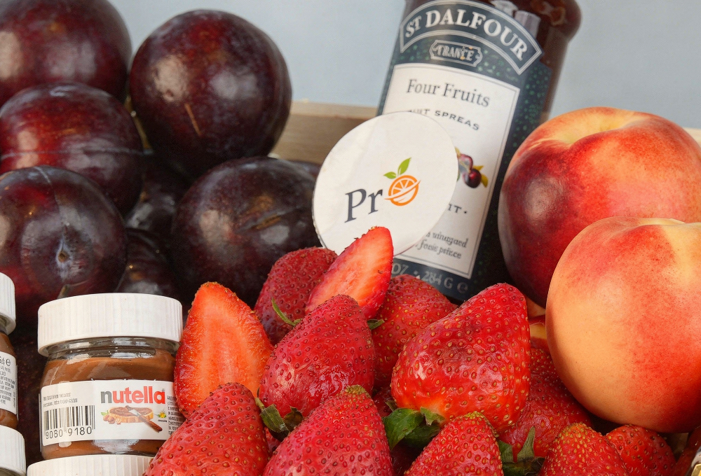 Gourmet Fruit & Nutella Tray