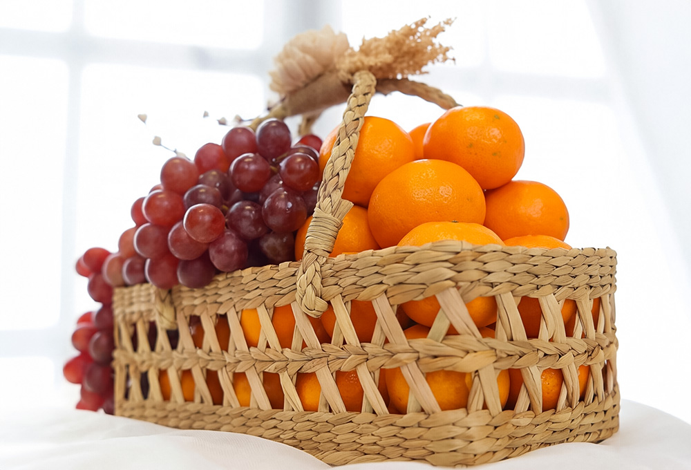 Citrus & Grapes Basket