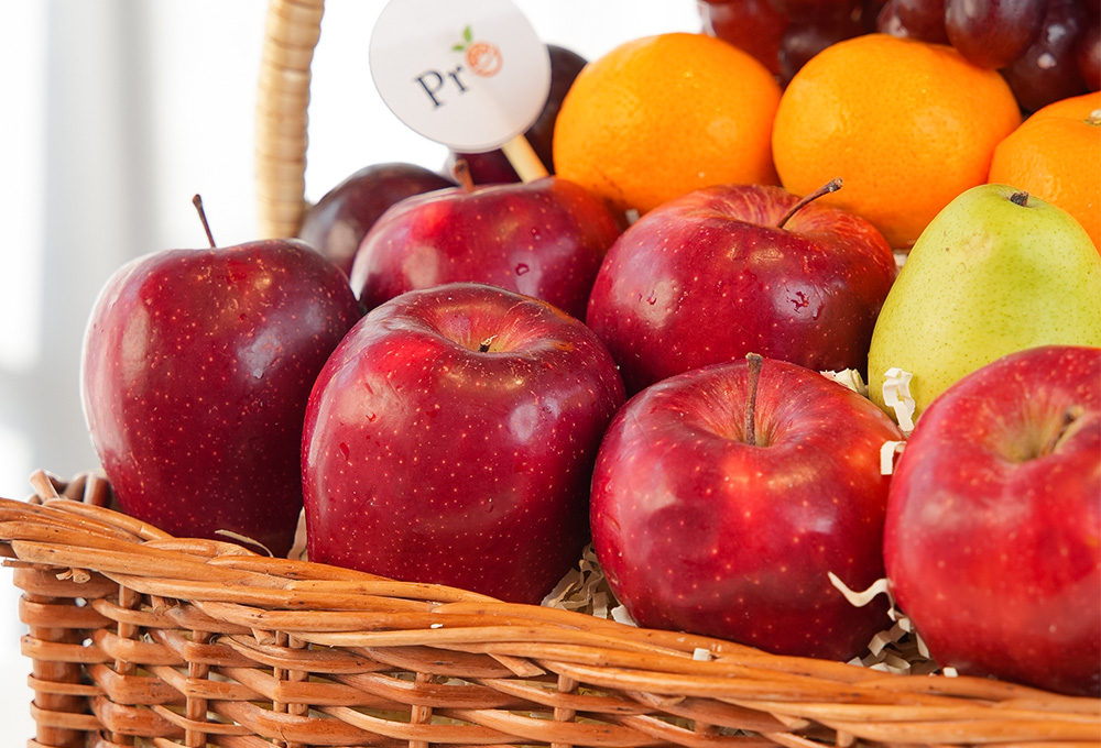 Exotic 3 Layered Fruit Basket