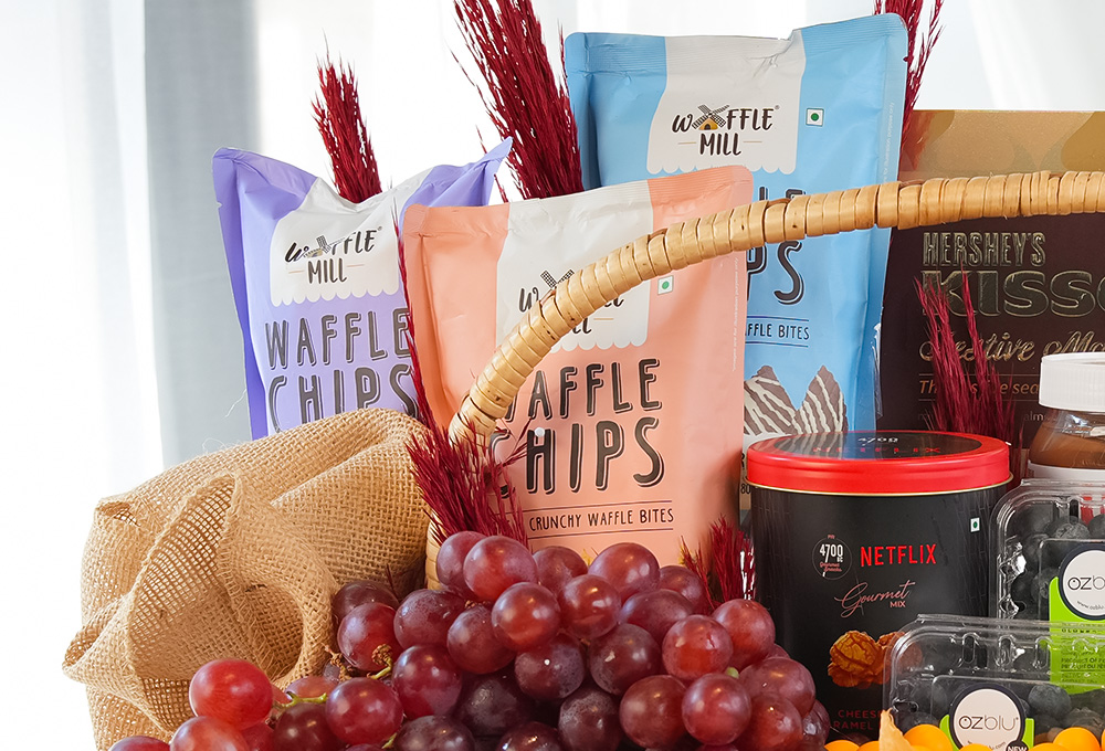 Exotic Fruits & Gourmet Delights Basket