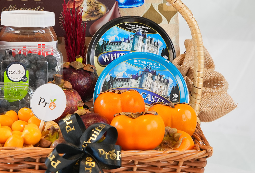 Exotic Fruits & Gourmet Delights Basket
