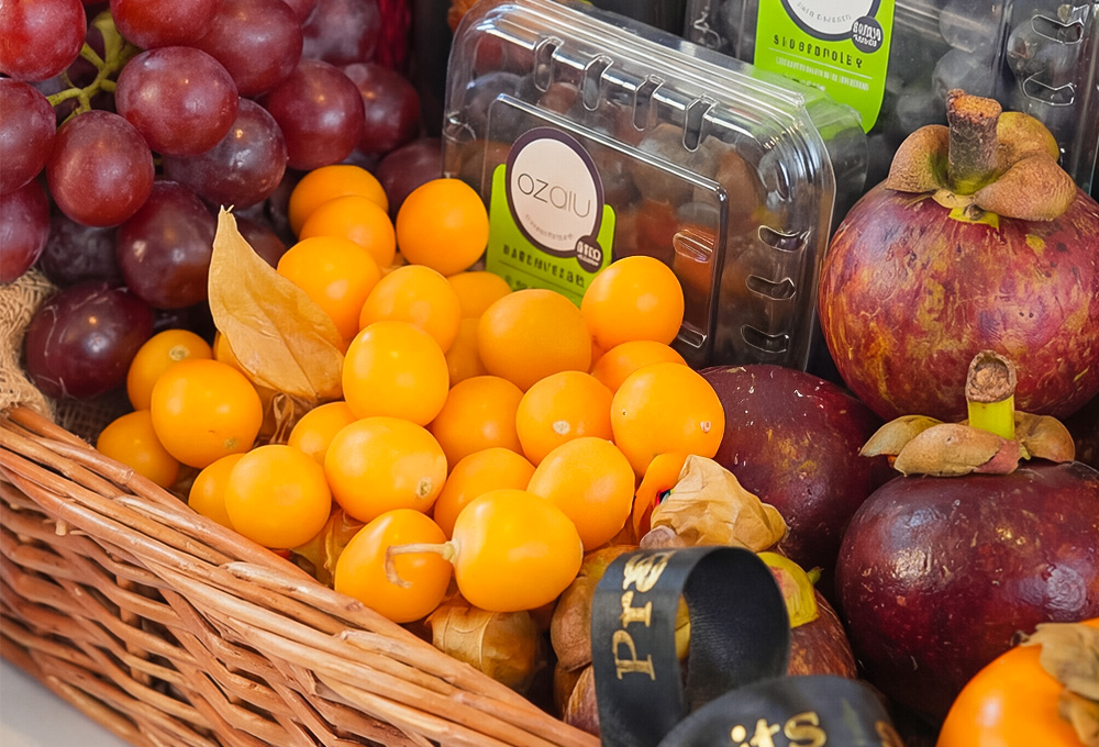 Exotic Fruits & Gourmet Delights Basket